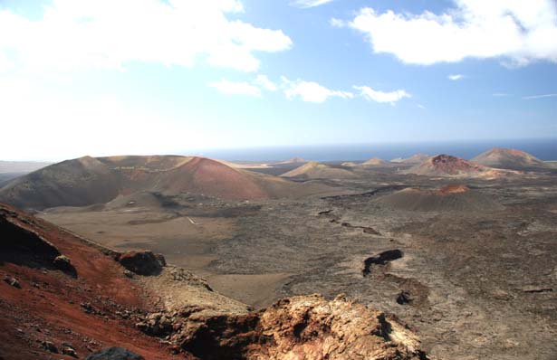 Lanzarote, Timanfaya, The fracture of Timanfaya