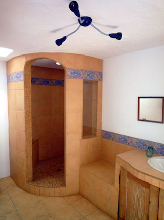 Lanzarote, Casa Dominique: Estilo de cuarto de baño