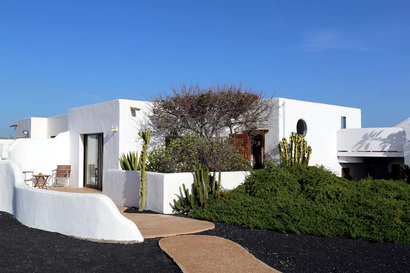 Lanzarote, Casa Dominique - exterior de una habitación