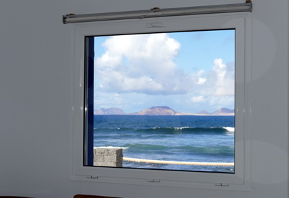 La vue depuis le salon