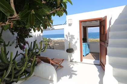 Lanzarote, Casa Dominique - entrée