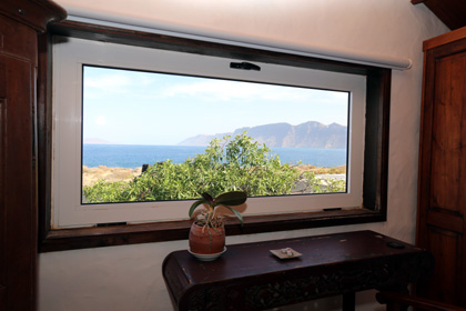 Lanzarote, Casa Dominique: vista dalla camera 
