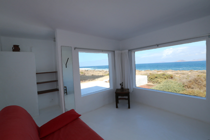 Lanzarote, Casa Dominique: il piccolo salone d